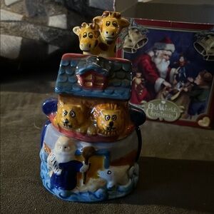 Old World Christmas Noah's Ark Salt & Pepper Shakers